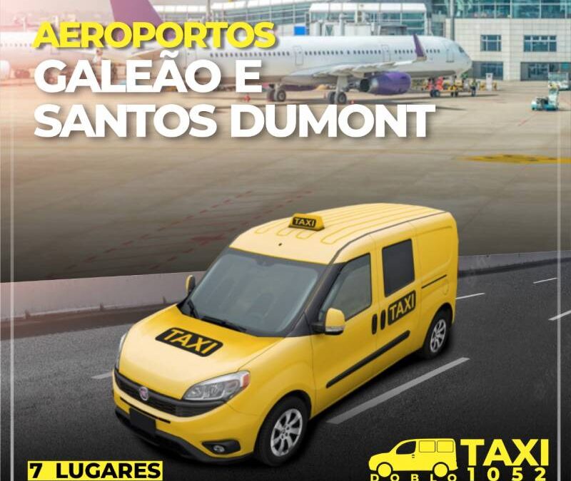 Procurando um Taxi Doblo 7 lugares pra te levar ao aeroporto?