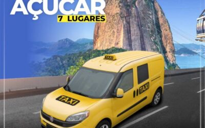 Já pensou em um Taxi Doblo 7 lugares pra te levar ao Pão de Açucar?