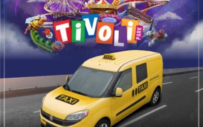 Que tal um Taxi Doblo 7 lugares pra levar você e sua família ao Tivoli Park?